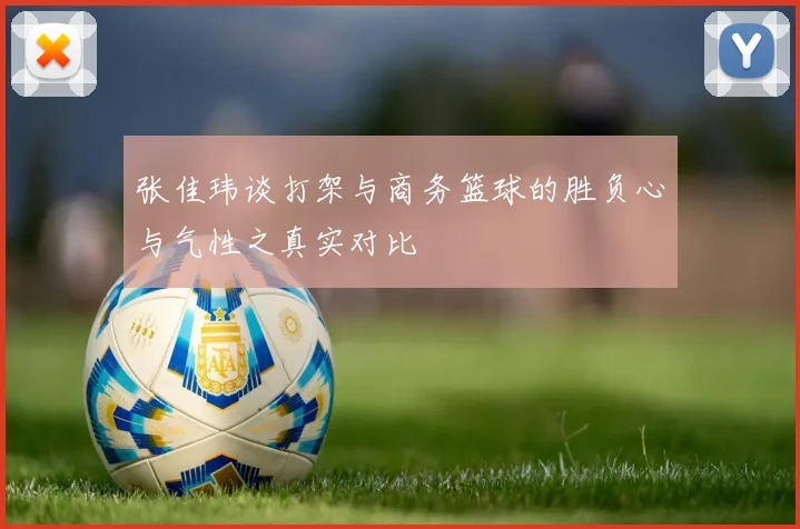 张佳玮谈打架与商务篮球的胜负心与气性之真实对比